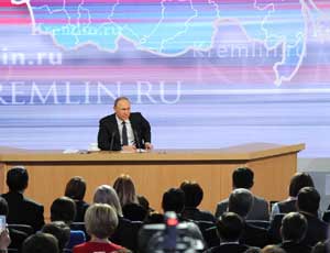 Путин и журналисты: «диалог слепого с глухим»