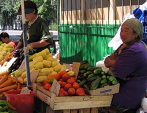 Уральские рынки «приглашают» кыргызские продукты