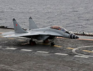 В Средиземном море разбился российский истребитель МиГ-29К