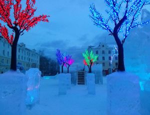 Светодиодные деревья и опасные горки – в Свердловской области открываются ледовые городки (ФОТО)