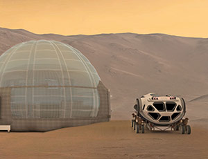 Исследователей Марса поселят в бубликах из бетона и льда