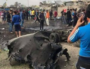 В Багдаде смертник взорвал автомобиль: погибли 35 человек, более 60 раненых / Теракт совпал с приездом Олланда в Ирак