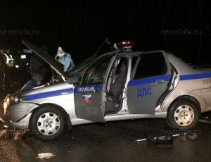 В аварии с автомобилем ДПС под Тулой пострадали пять человек (ФОТО)