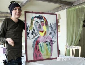 Антон Симаков презентовал картину для Ройзмана – мэра ждет насильственный акт дарения (ВИДЕО)