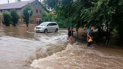 В Находке ввели режим ЧС из-за мощного ливня