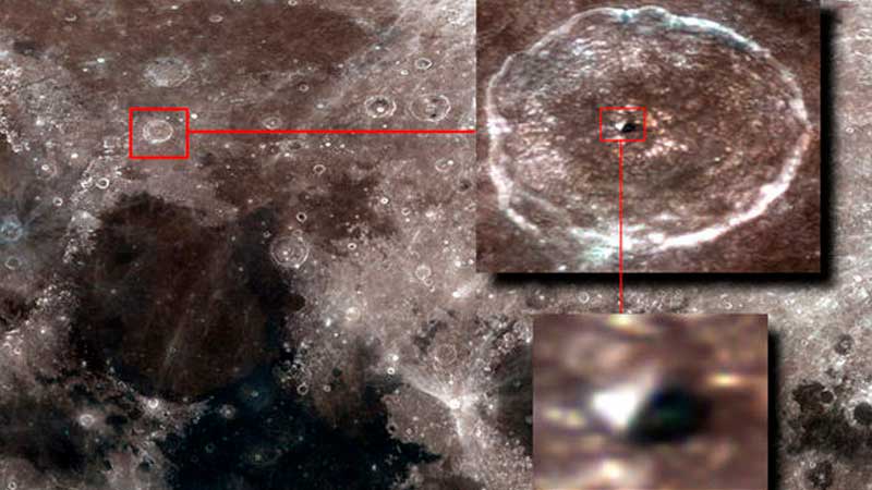 Финский уфолог обнаружил на Луне пирамиду инопланетян
