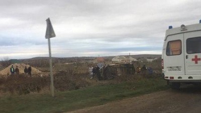 В Крыму в тройном ДПТ погибли два человека (ФОТО)