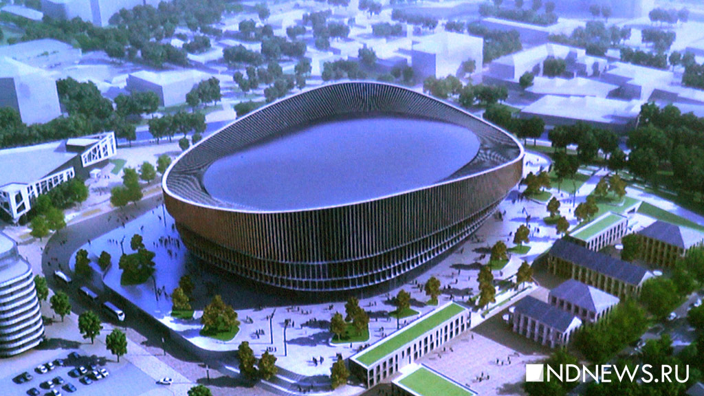 «Ледовую арену» презентовали в мэрии Екатеринбурга: площадка для 11 видов спорта и концертов звезд (ВИДЕО, ФОТО)