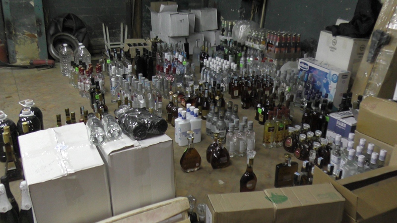 Челябинские полицейские изъяли алкоголя на полтора миллиона рублей