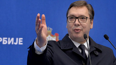 Правящая в Сербии партия выдвинула президента Вучича на выборы главы государства