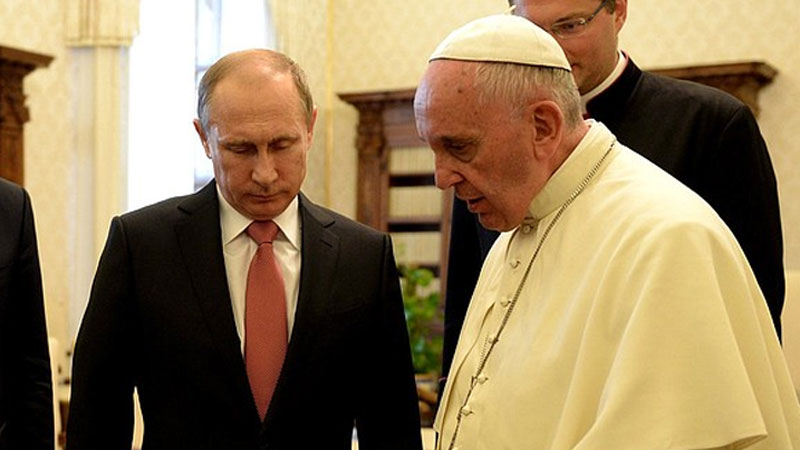 Путин едет на встречу с Папой Римским: одна из главных тем беседы – Украина
