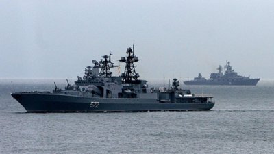 Адмирал прокомментировал поведение российских моряков во время инцидента с крейсером ВМС США