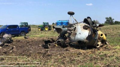 В Адыгее упал вертолет, пилот госпитализирован