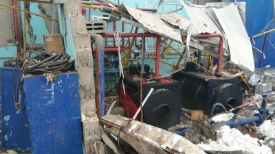 В Ноябрьске взорвалась котельная строительного магазина