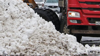 Троичане просят губернатора убрать снег в городе