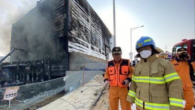 На крупном пожаре в Южной Корее погибло не менее 25 человек