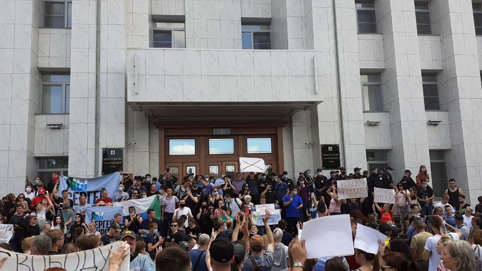 Арест Фургала обжалован. В Хабаровске не прекращаются протесты в поддержку губернатора