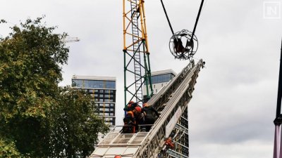 В парке Маяковского в День города сломался аттракцион с пассажирами