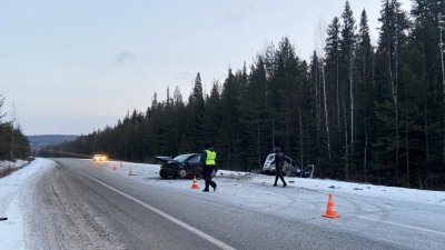 Под Нижней Турой разбилась водитель, ехавшая с превышением скорости по трассе (ФОТО)