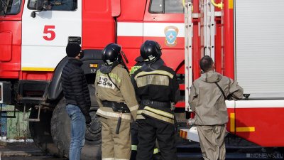 В Крыму на ходу загорелся пассажирский автобус