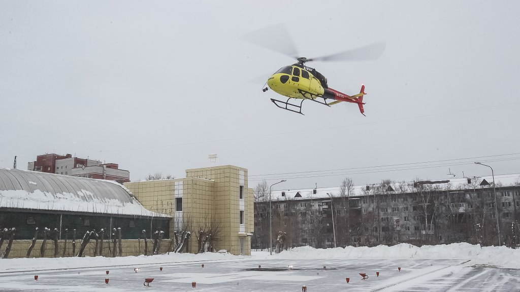 Тюменские пациенты смогут попасть в больницу на вертолете