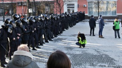 На акциях протеста 31 января задерживали и избивали журналистов (ВИДЕО)
