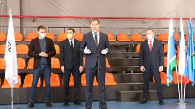 Куйвашев и Новоженов открыли новый Дворец единоборств ЕВРАЗа (ФОТО)