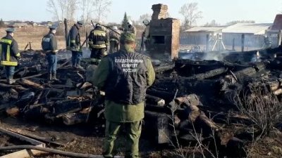 Криминалисты обнаружили останки пятого ребенка на пожаре в Бызово (ФОТО)