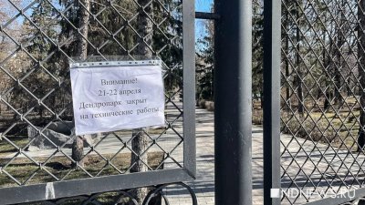 В центре Екатеринбурга закрыли дендропарк «по техническим причинам»