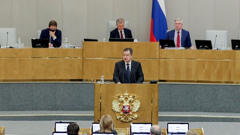 «Больше, чем друзья»: спикер парламента Сербии назвал Россию одной из опор в современном мире