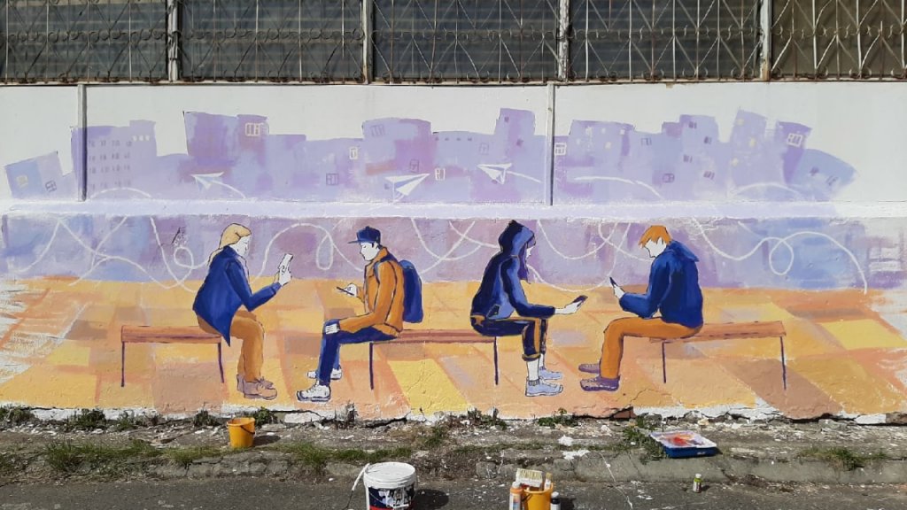 На окраинах Екатеринбурга появились новые граффити – проект реализован с помощью партии «Новые люди» (ФОТО)