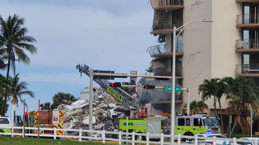 Почти 100 человек остались ненайденными после обрушения дома в Майами