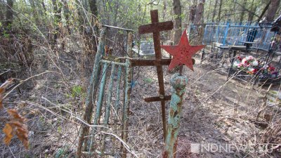 В Новгородской области ливнями размыло кладбище и унесло гробы