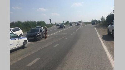 Около Балтыма в ДТП попал каршеринговый автомобиль с 8 подростками (ФОТО)
