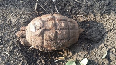 В Тюмени нашли опасную гранату времен Первой мировой войны