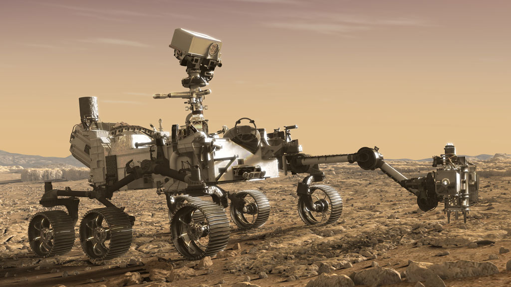 Марсоход приступил к поиску следов жизни на Красной планете