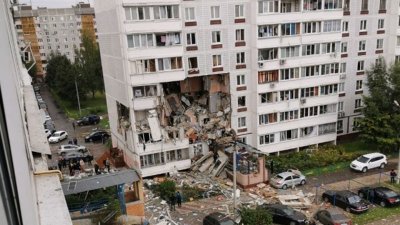При взрыве в девятиэтажке в Ногинске разрушено несколько этажей, спасены три человека (ФОТО)