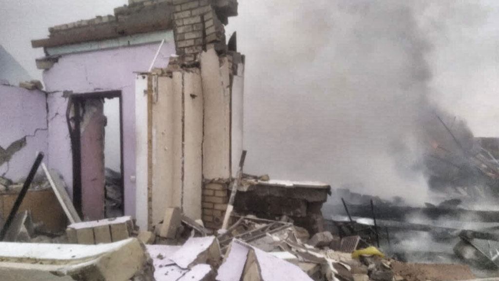 Жилой дом разрушило взрывом в Башкирии (ФОТО)