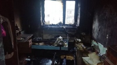 Женщина с маленькими детьми погибла в пожаре в Вологде