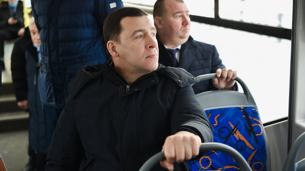 «Событие просто эпохальное», – губернатор прокатился на первом трамвае в Пышму (ФОТО)