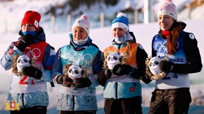 Свердловские биатлонистки завоевали олимпийское серебро в эстафете