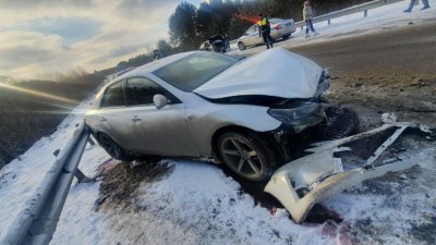 В ДТП на Серовском тракте погиб попутчик одного из водителей (ФОТО)