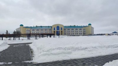 В Сургутском районе на девочку с крыши школы сошёл снег
