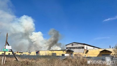 В промзоне Екатеринбурга начался пожар (ФОТО)