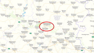 Минобороны Украины закрыло информацию по Лисичанску и Северодонецку