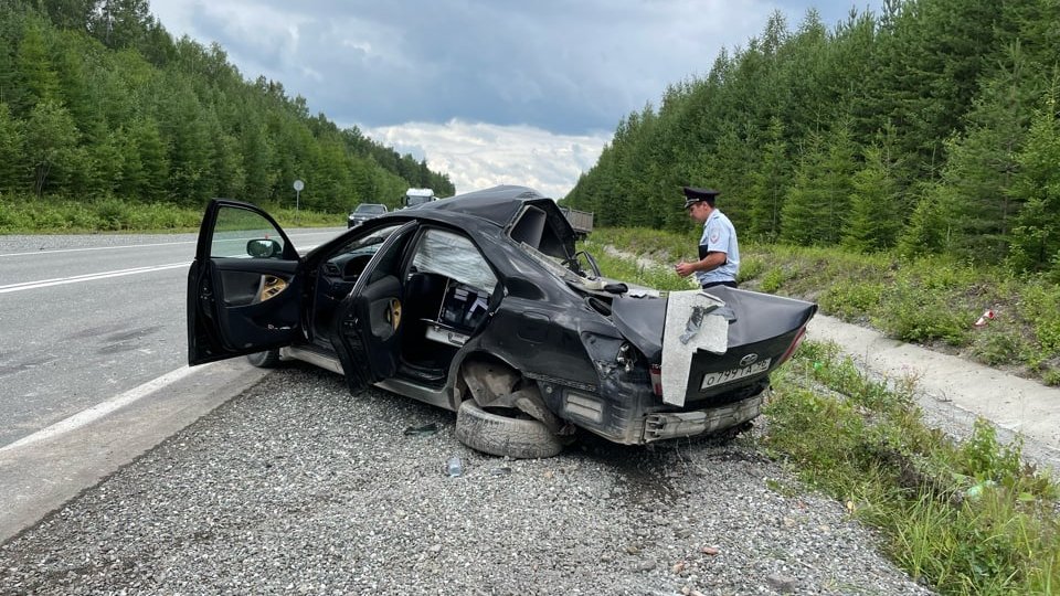 На севере Свердловской области пьяный водитель «Тойоты» погубил своего пассажира (ФОТО)