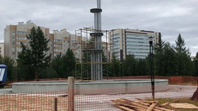 На ремонт фонтана «Парус» в Новом Уренгое за 2 года направили 62 млн рублей