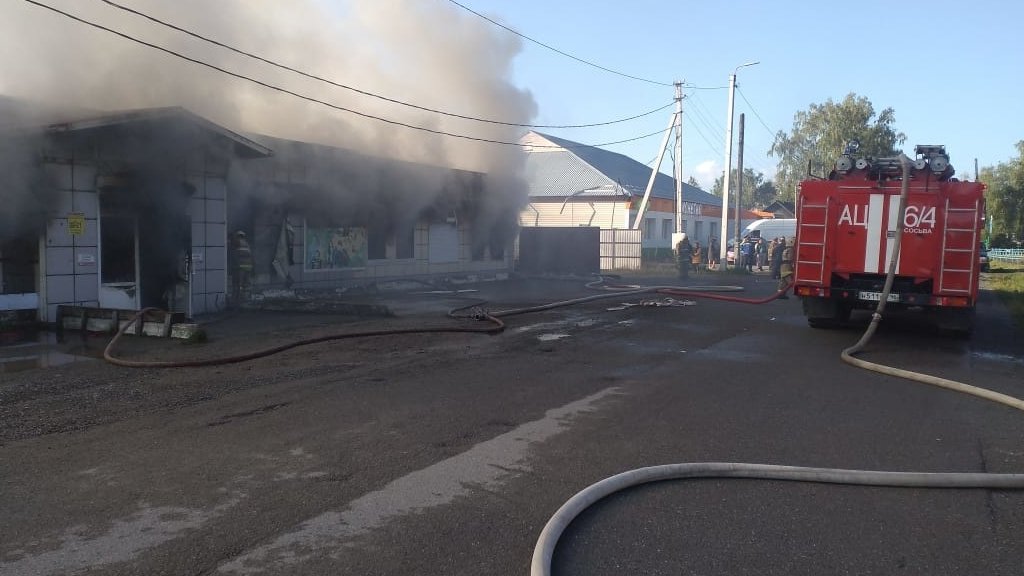 В сгоревшем магазине в Сосьве найдены тела двух мужчин