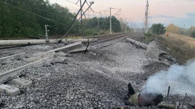 Движение поездов под Белгородом приостановлено из-за сбитой ракеты ВСУ