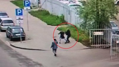 Москвичка смогла вызвать полицию, пока из ее рук вырывал сумку грабитель